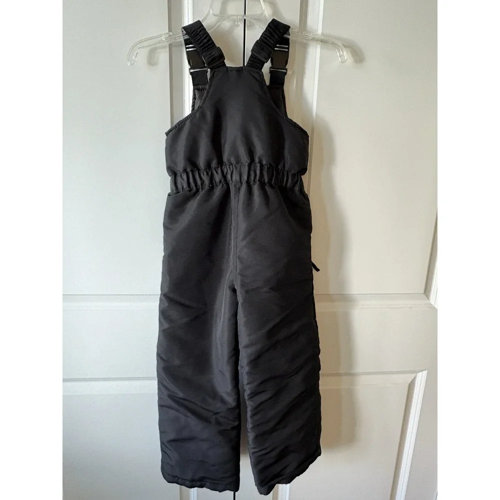 Roebuck & Co Snowsuit Jacket and Overalls Girls M 5-6 Pink Black Winter Ski Set